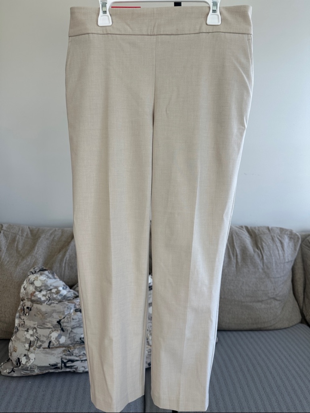 NWT Hilary Radley Women’s Pull on Dress Pants Color Light Sand Size Medium